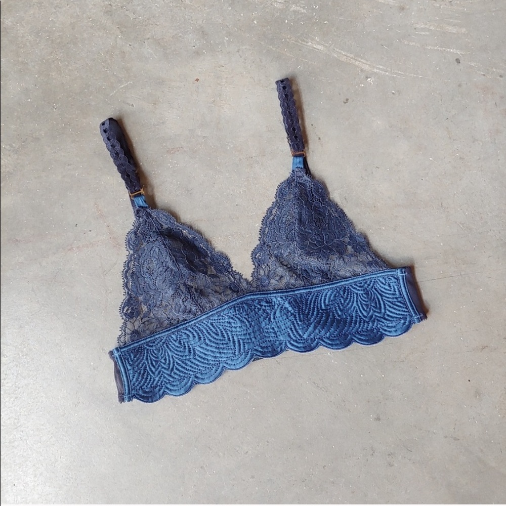 Stella McCartney lace 34A embroidered bralette